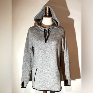 Old Navy Active pullover, funnel/cowl collar, zipper pockets, thumb holes, large